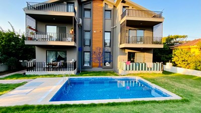Fethiye Karagedik satılık daire 2+1 85m² havuz ve bahçe