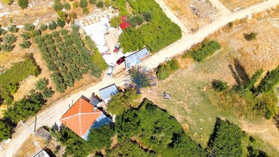 Antalya Kaş İkizce satılık müstakil 2+1 taş ev ve 4575m² arsa